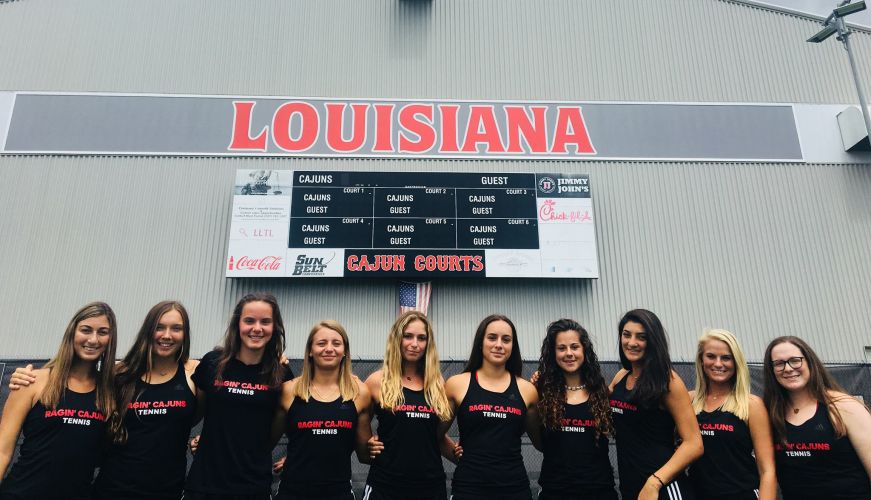 ULL Womens' Tennis Team 2018-2019