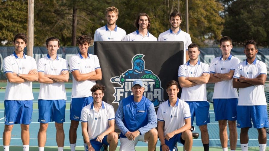 UWF Men's Tennis Team 2017-2018