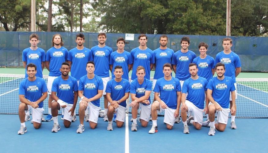 UWF Men's Tennis Team 2016-2017