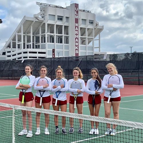 University of Louisiana, Monroe Women’s Tennis Team 2019-2020