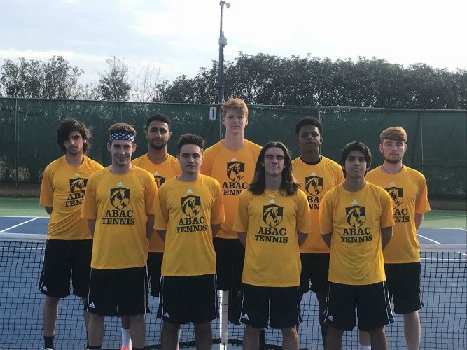 ABAC Men's Tennis Team 207-2018