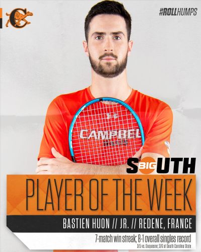 Bastien nommé Big South Player of the Week
