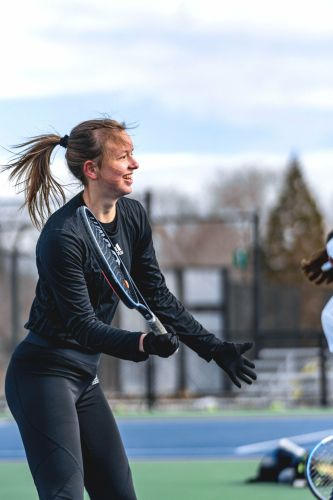 Premier entrainement de Mathilde sous les couleurs des Wolfpacks