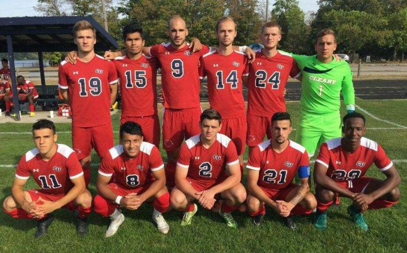 Cleary University Men's Soccer Team 2017-2018