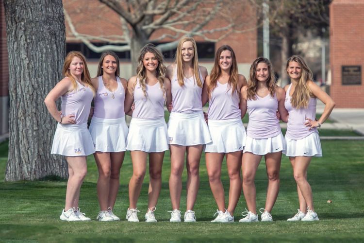 Eastern Arizona College Women's Tennis Team 2017-2018