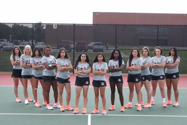 Cowley College Women's Tennis Team 2017-2018