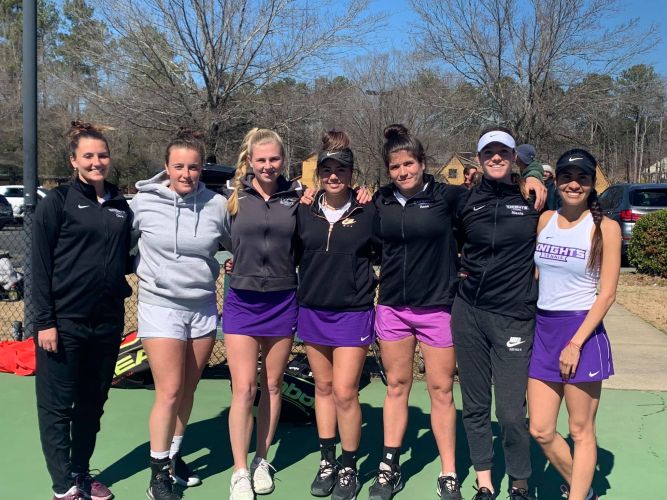 Middle Georgia State University Women's Tennis Team 2020-2021