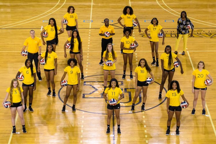 Xavier University of Louisiana Women's Volleyball Team 2020-2021