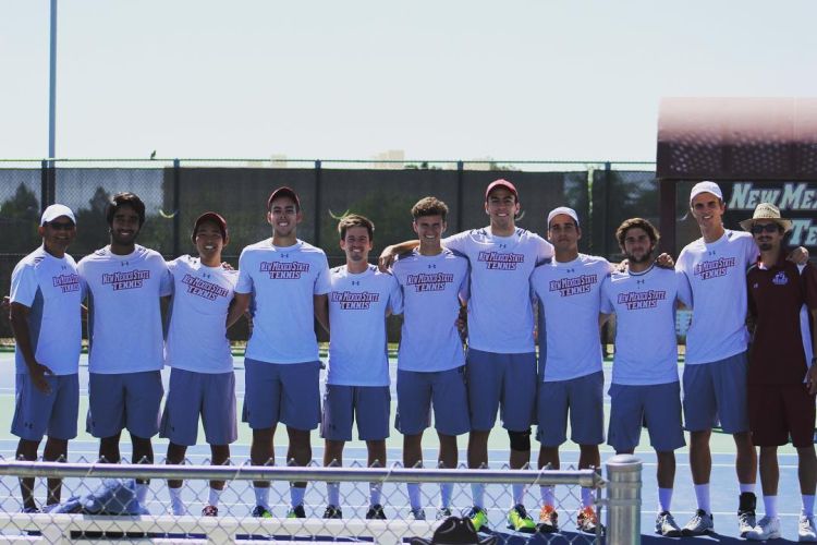 New Mexico State University Men's Tennis Team 2017-2018
