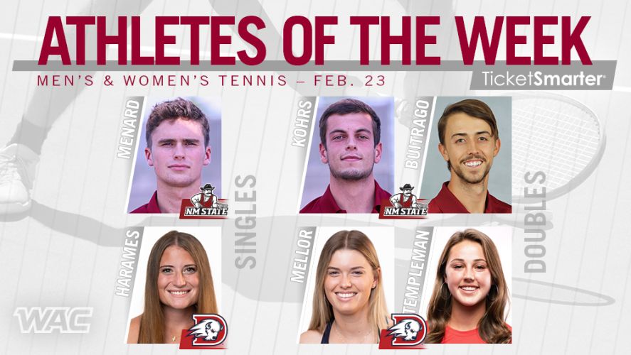 WAC Singles Athlete of the week