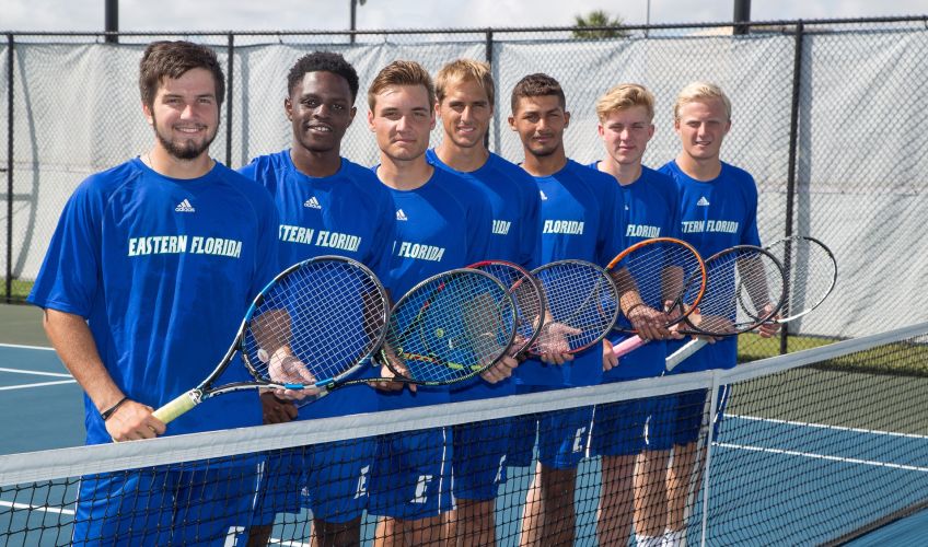 EFSC Men's Tennis Team 2017-2018