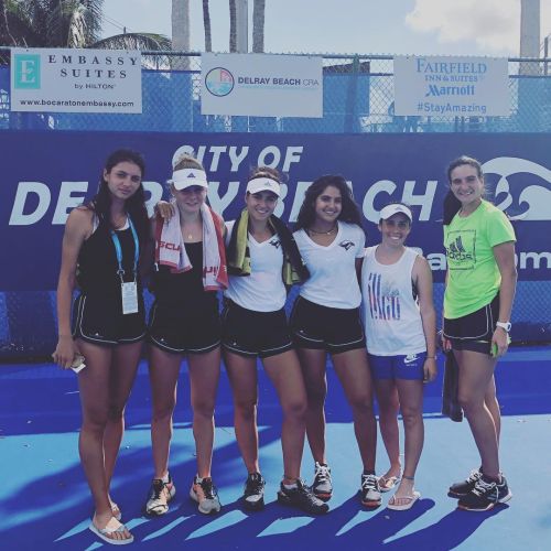 Fall 2018, premier tournoi à Delray Beach