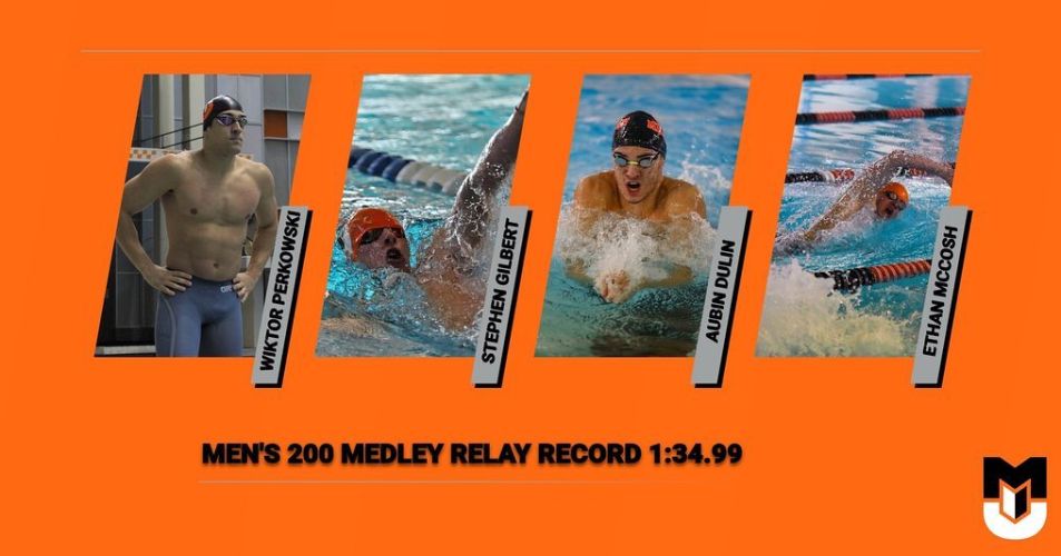 Record d'université pour le 200 Medley