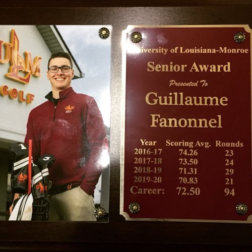 Senior Award pour Guillaume