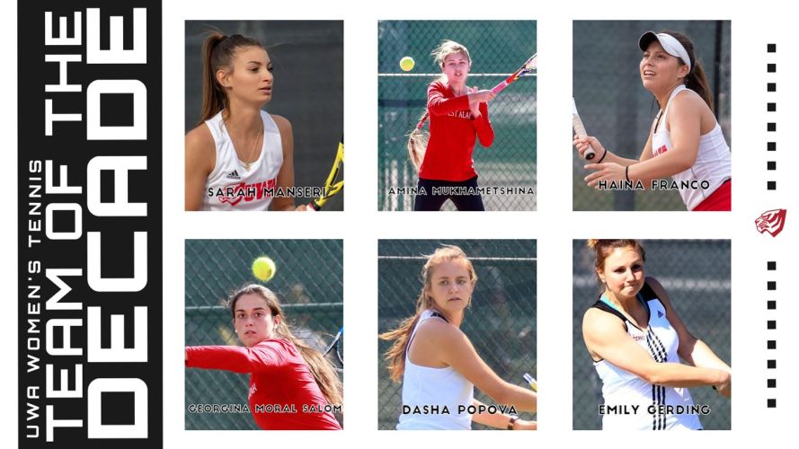 UWA Women's Tennis Team of the Decade