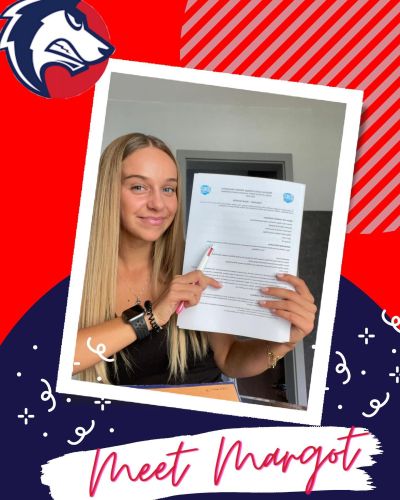 Signature de Margot avec CSU Pueblo