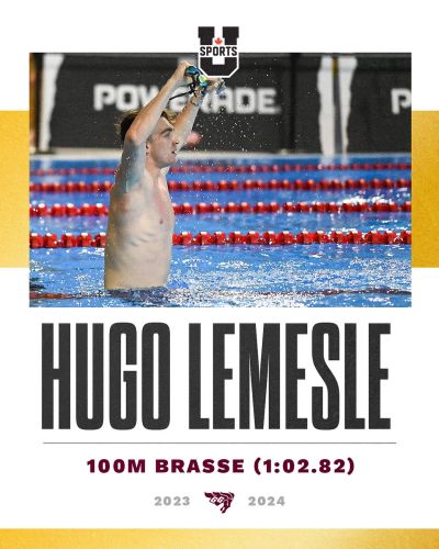 Médaille d'or sur le 100m Brasse